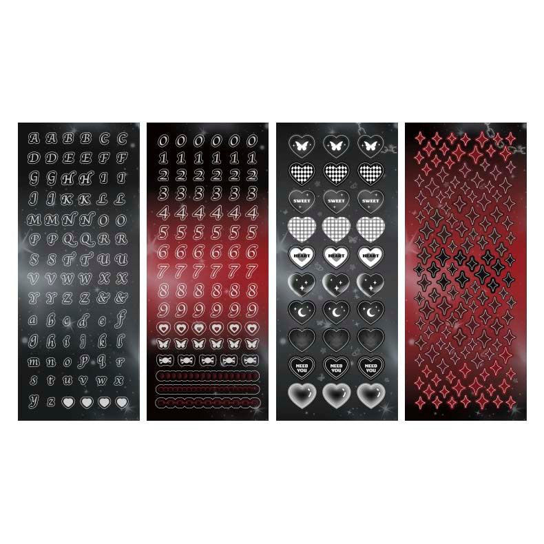 Set de Stickers Butterfly Dream Star Chain Dark Style