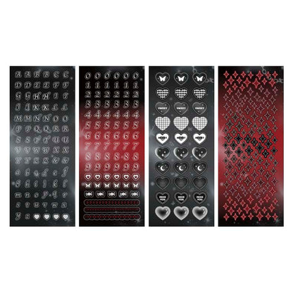 Set de Stickers Butterfly Dream Star Chain Dark Style