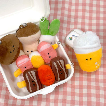 Blind Box Llavero Camping Barbecue Doll