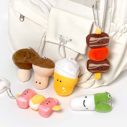Blind Box Llavero Camping Barbecue Doll