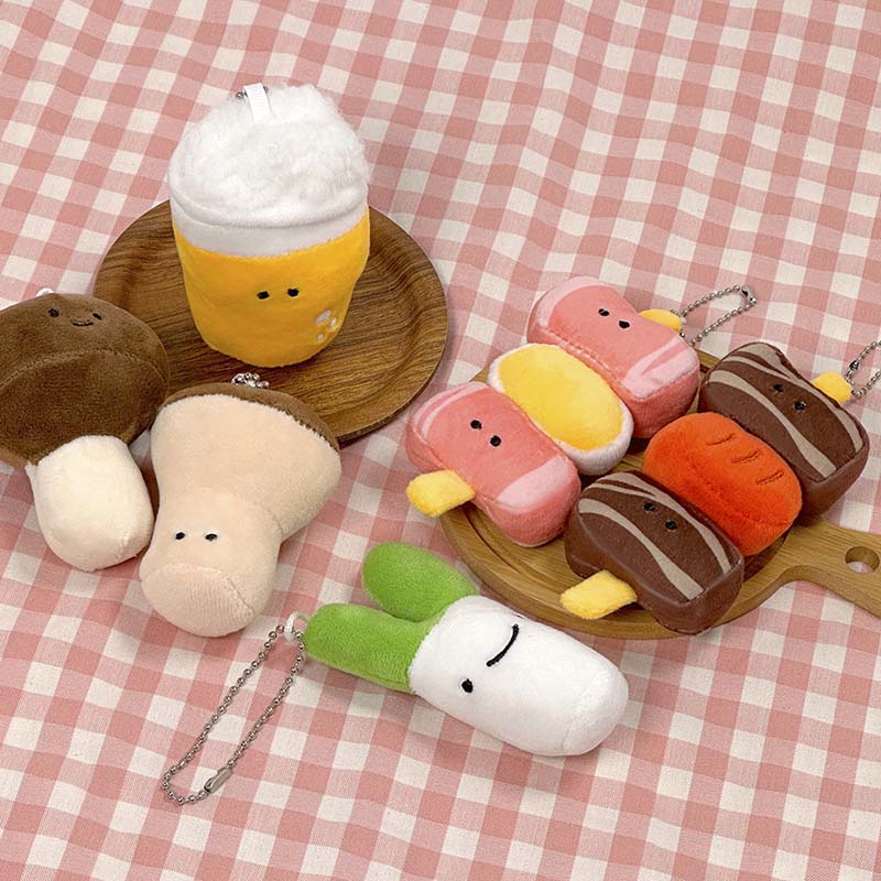 Blind Box Llavero Camping Barbecue Doll