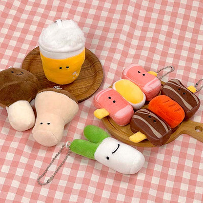 Blind Box Llavero Camping Barbecue Doll