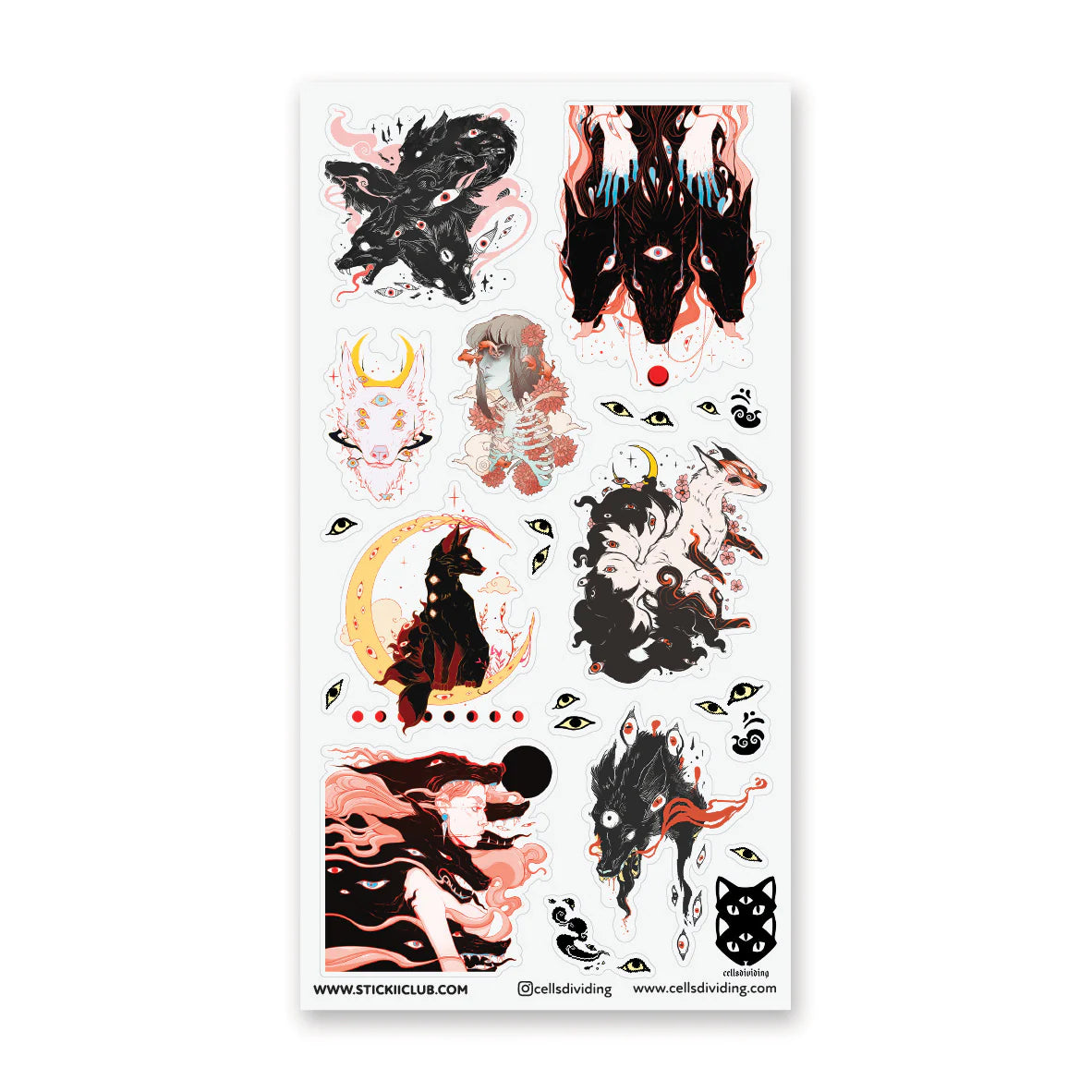 Stickers Mystic Wolves