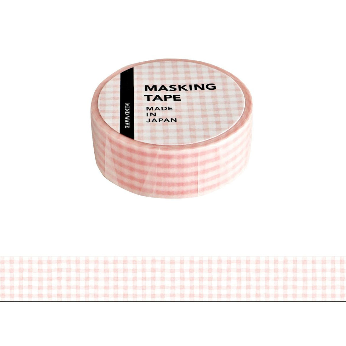 Washi Tape Pattern Check Pink