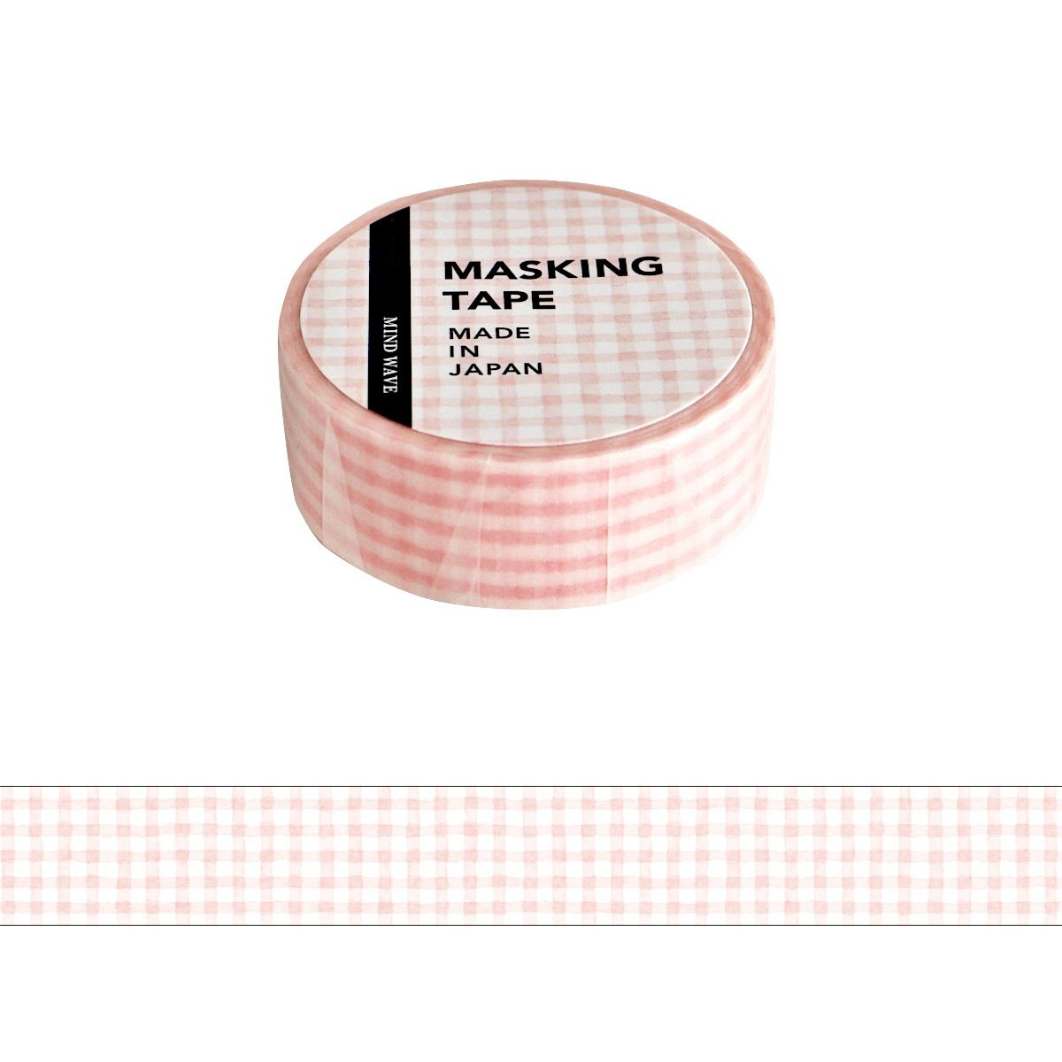 Washi Tape Pattern Check Pink