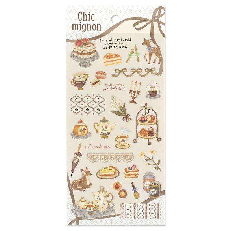 Stickers Chic Mignon Tea Party