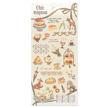 Stickers Chic Mignon Tea Party