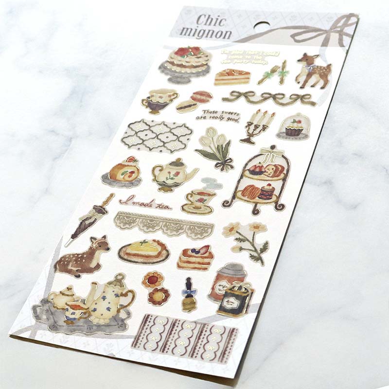 Stickers Chic Mignon Tea Party
