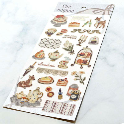 Stickers Chic Mignon Tea Party