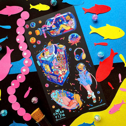 Stickers Aquatic Life 1