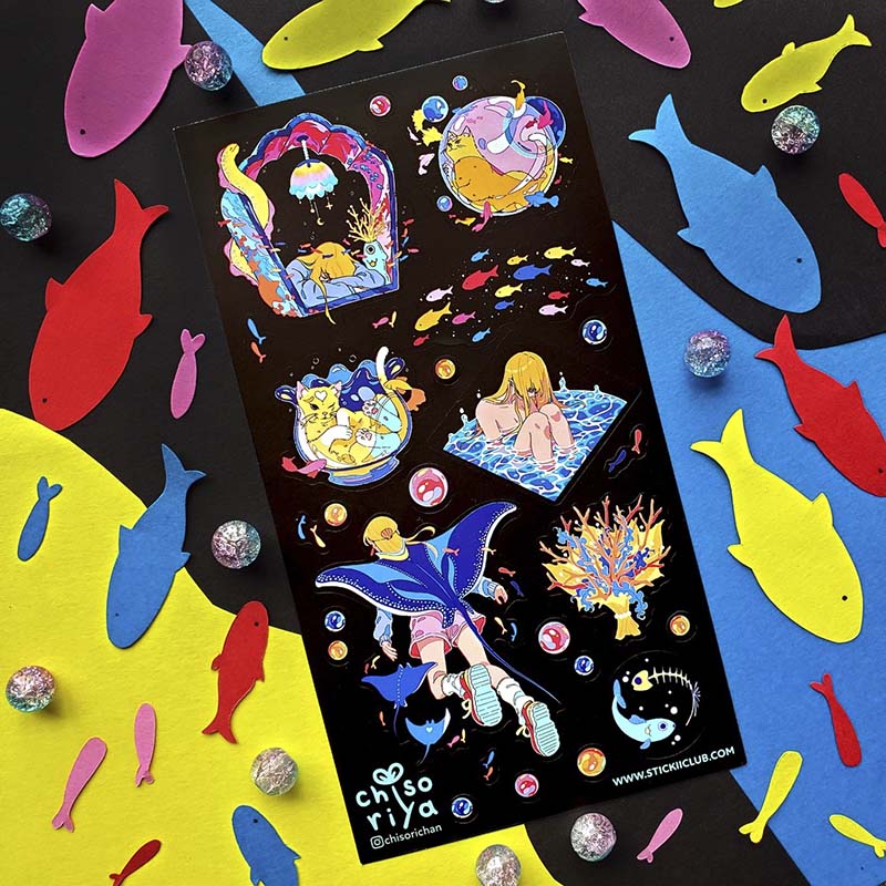 Stickers Aquatic Life 2