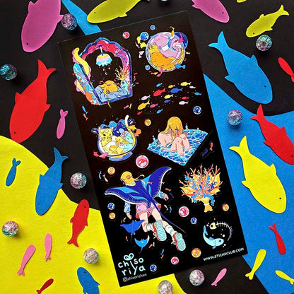 Stickers Aquatic Life 2