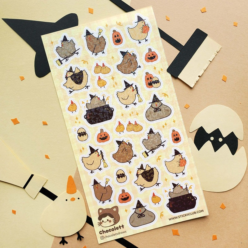 Stickers Bewitching Chickens