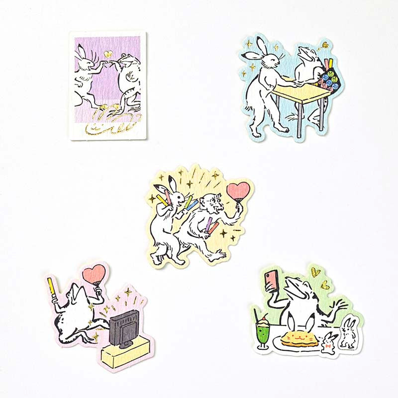 Stickers Flake Idol Activity Picture Scroll