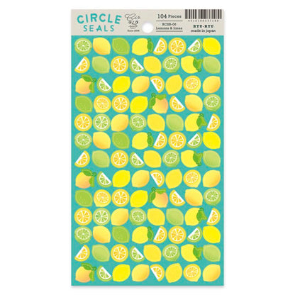 Stickers Circle Lemon &amp; Lime