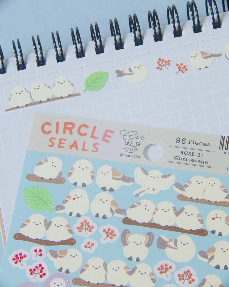 Stickers Circle Shimaenaga