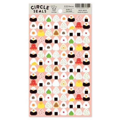 Stickers Circle Onigiri
