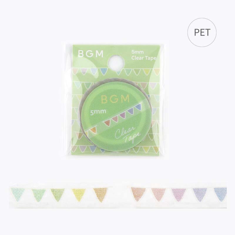 Clear Tape Slim Colorful