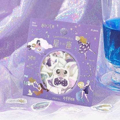 Stickers Constellation Girls Aquarius Pisces Aries