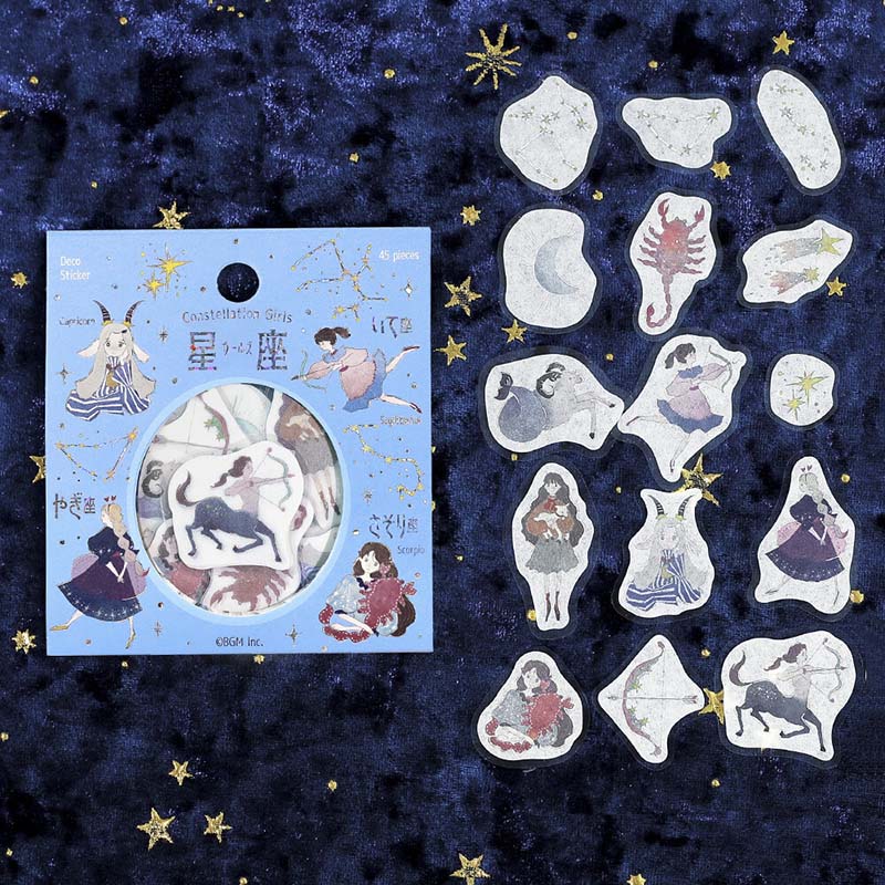Stickers Constellation Girls Scorpio Sagittarius Capricorn