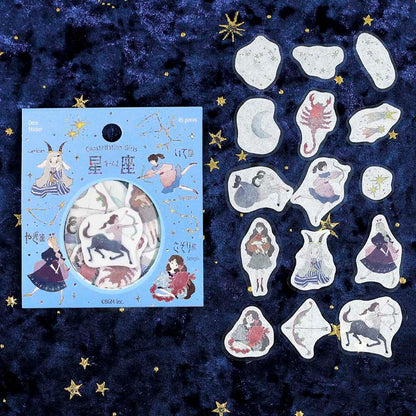 Stickers Constellation Girls Scorpio Sagittarius Capricorn