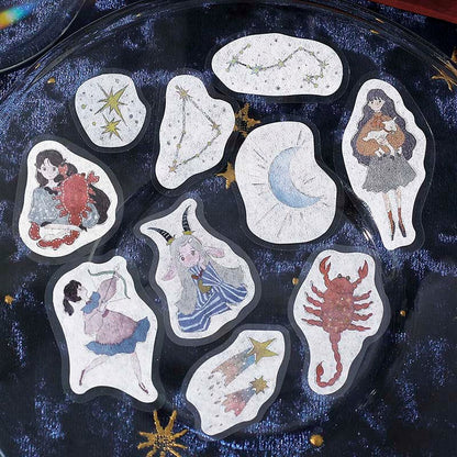 Stickers Constellation Girls Scorpio Sagittarius Capricorn