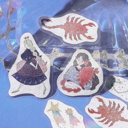 Stickers Constellation Girls Scorpio Sagittarius Capricorn