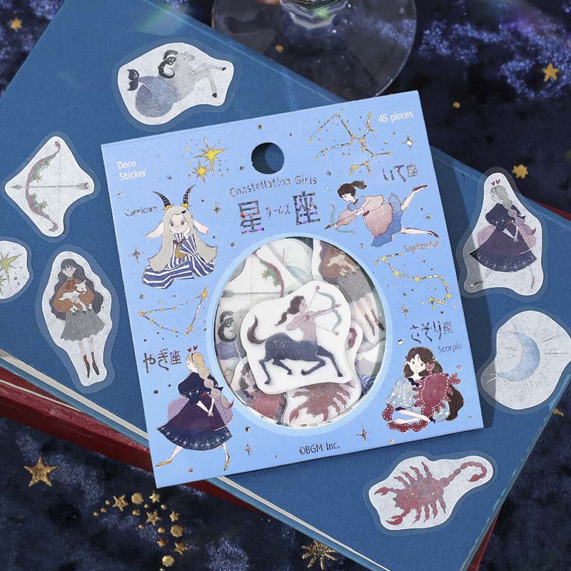 Stickers Constellation Girls Scorpio Sagittarius Capricorn