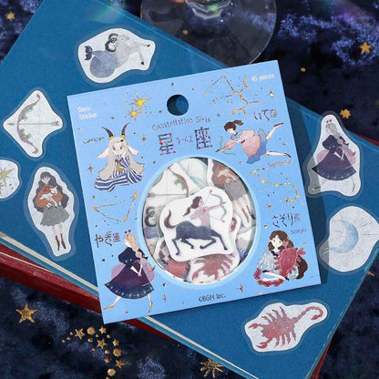 Stickers Constellation Girls Scorpio Sagittarius Capricorn