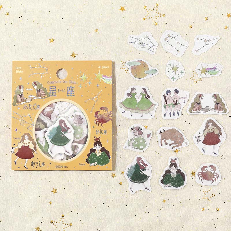 Stickers Constellation Girls Taurus Gemini Cancer