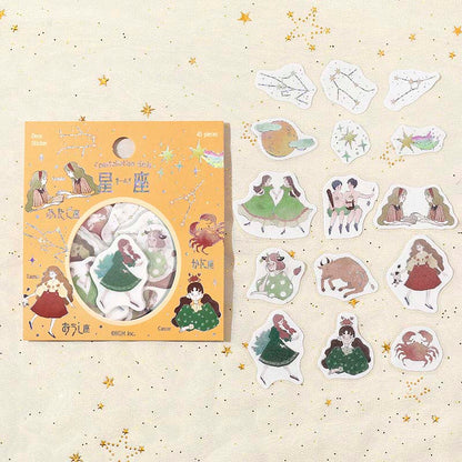 Stickers Constellation Girls Taurus Gemini Cancer
