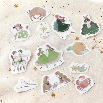 Stickers Constellation Girls Taurus Gemini Cancer