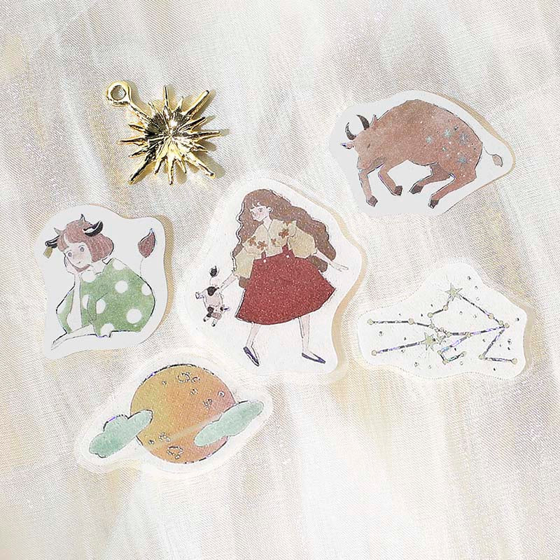 Stickers Constellation Girls Taurus Gemini Cancer