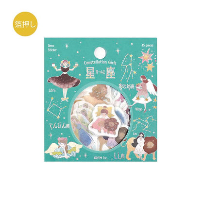 Stickers Constellation Girls Leo Virgo Libra