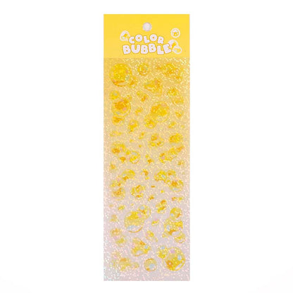 Stickers Cool Bubble Bright Yellow