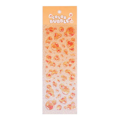 Stickers Cool Bubble Crisp Orange