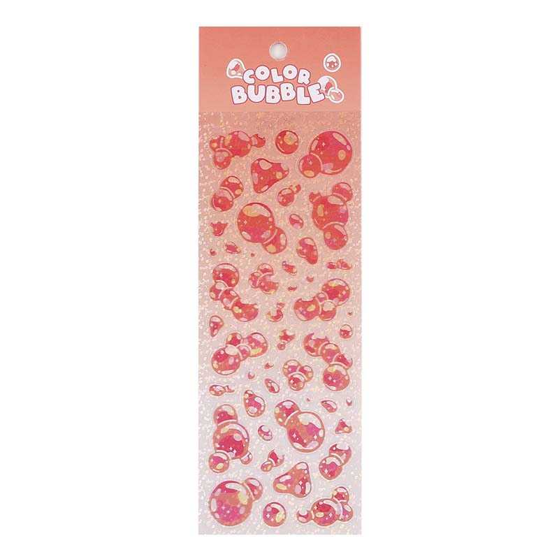 Stickers Cool Bubble Hot Red