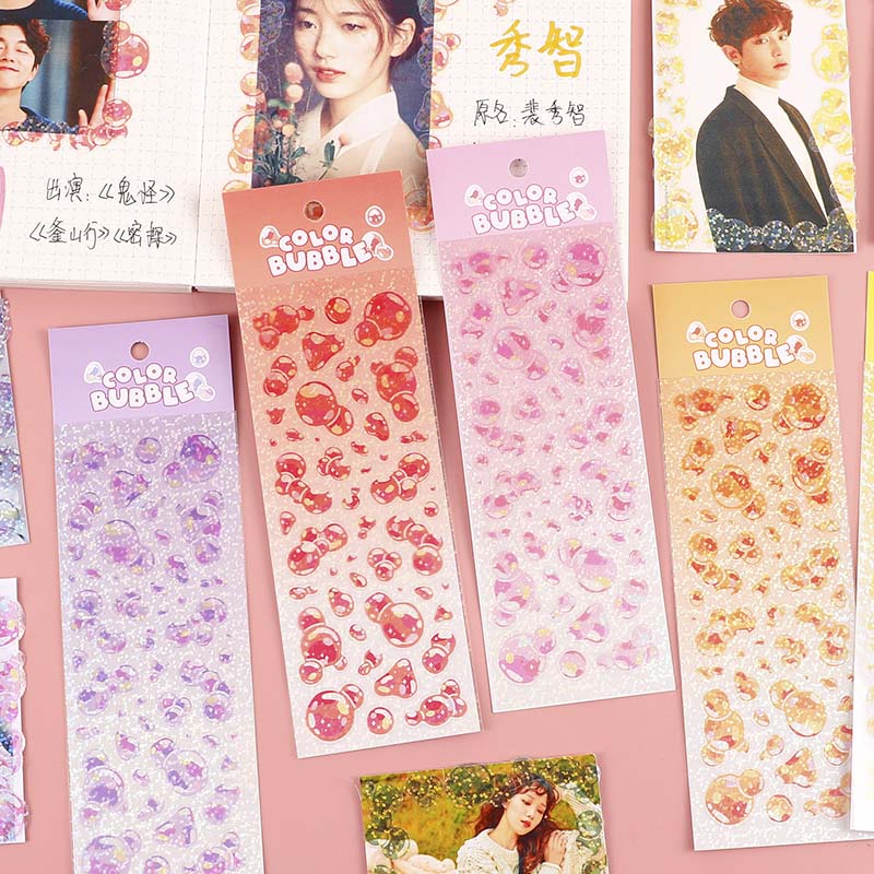 Stickers Cool Bubble Pearl Gray