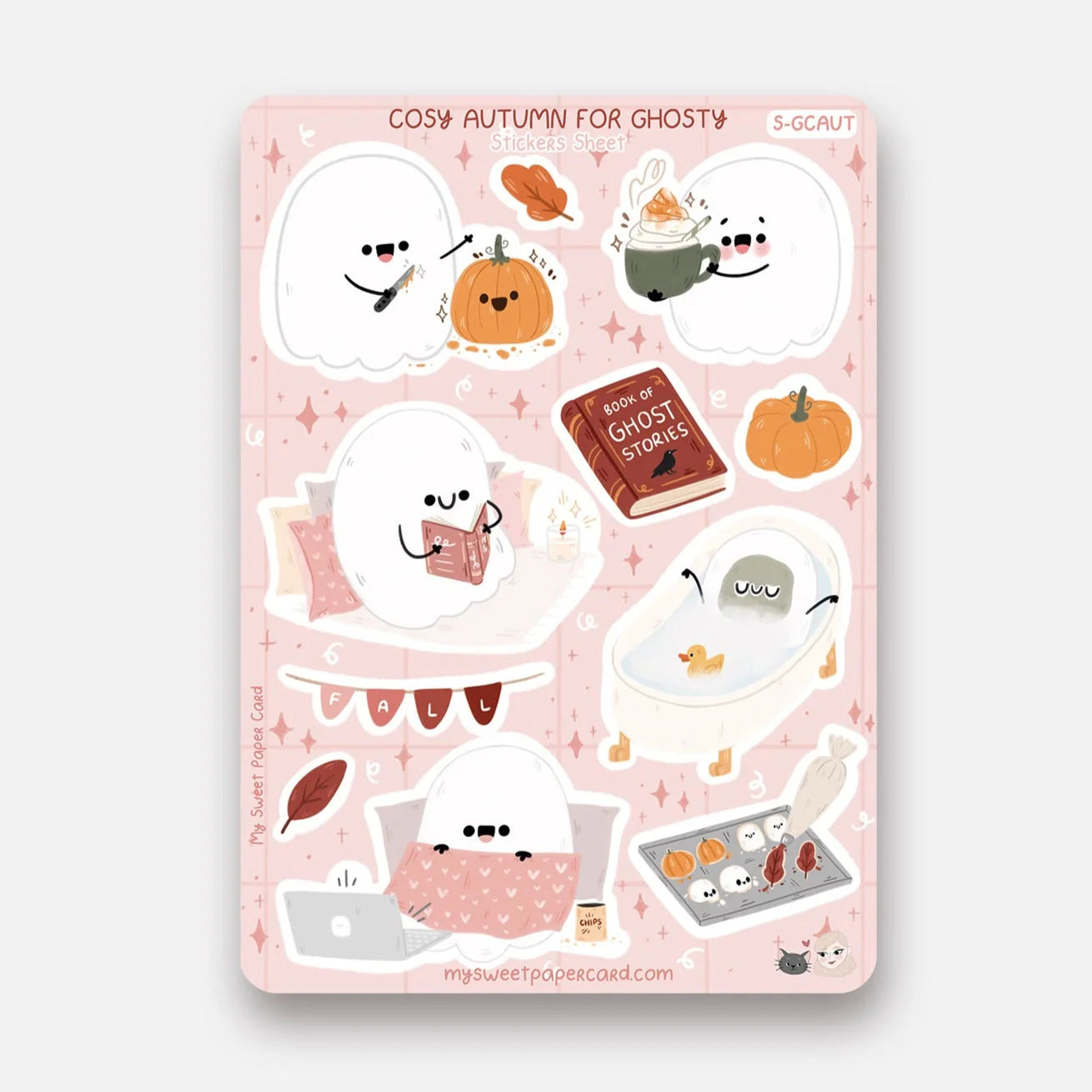 Stickers Cosy Autumn For Ghosty