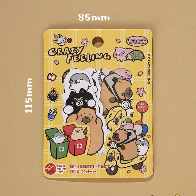 Stickers Crazy Feeling Yellow