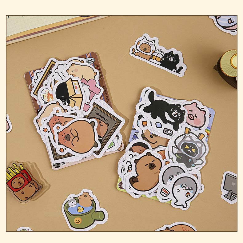 Stickers Crazy Feeling Brown