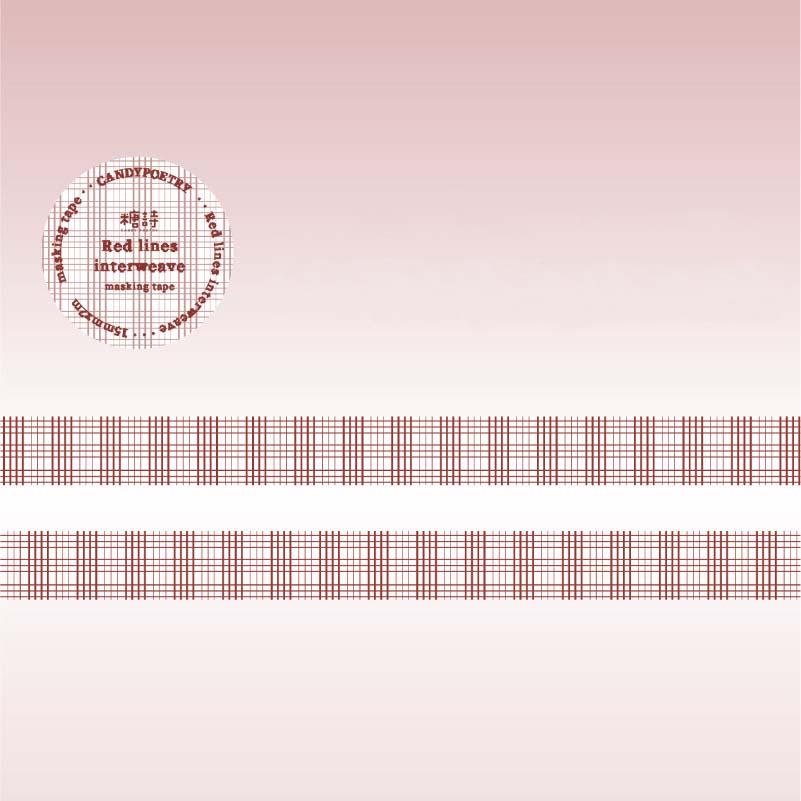 Pet Tape Crimson Prologue Red Lines Interweave