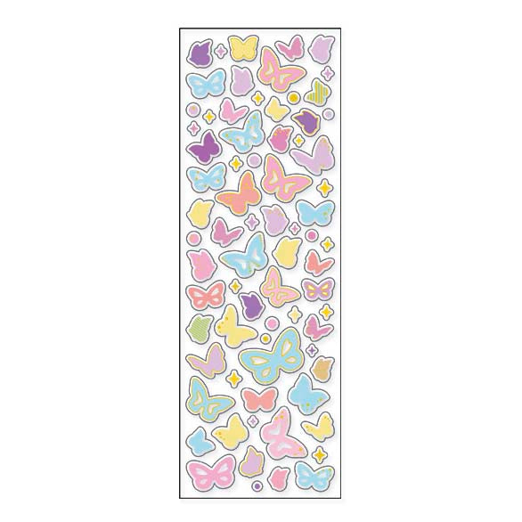 Stickers Crystal Butterflies