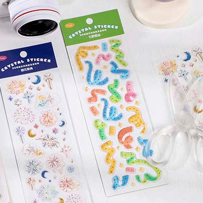 Stickers Crystal Ribbon