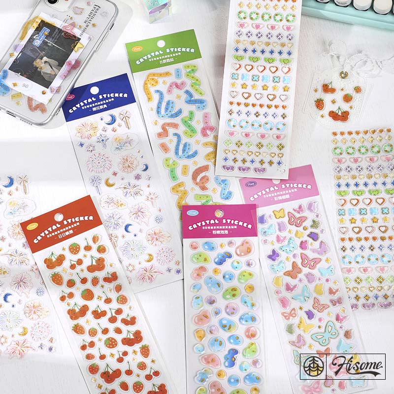 Stickers Crystal Butterflies