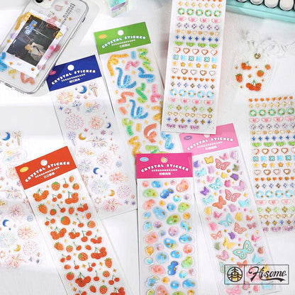 Stickers Crystal Ribbon