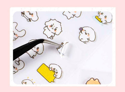 Stickers Cute Emoji Moon Mouse