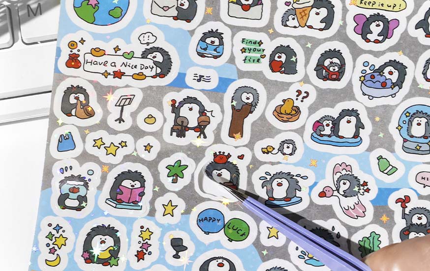 Stickers Lively Party Pineapple Penguin