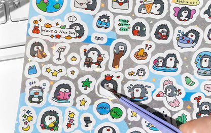 Stickers Lively Party Pineapple Penguin