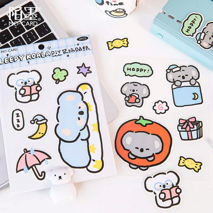 Stickers Cute Pet Adventure Sleepy Koala